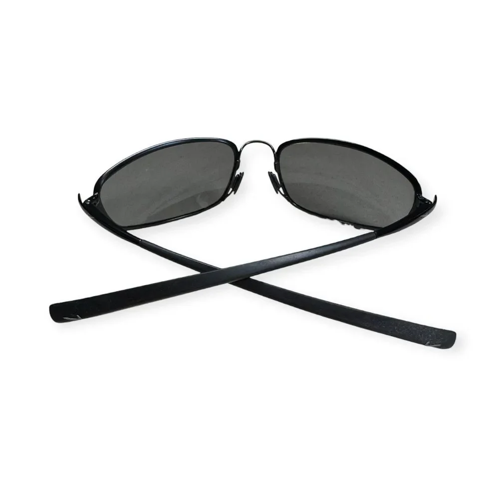 Nike Glisan Black Wrap Sunglasses w/ Flexon 60-19-140mm Sportswear Sleek‎